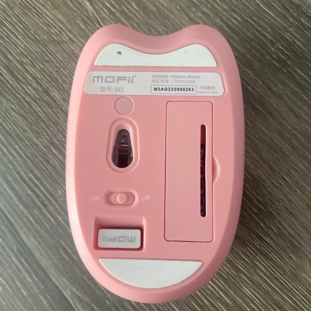 Pink Wireless Mouse by Mofii